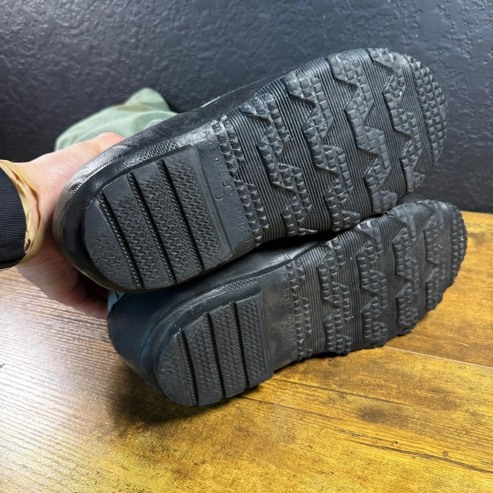 US Military N-1B Extreme Cold Weather Green Canvas Rubber Mukluk Boots Small